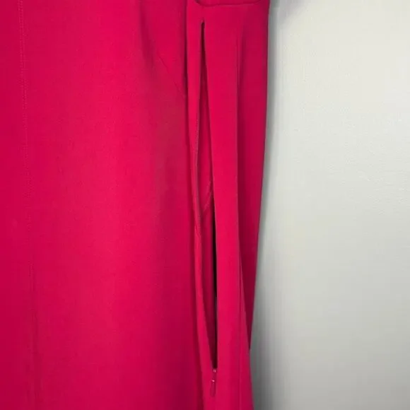 Laundry by Shelli Segal Pink Fuschia Retro Wedding Guest Shift‎ Dress Sz 10 - Picture 3 of 5